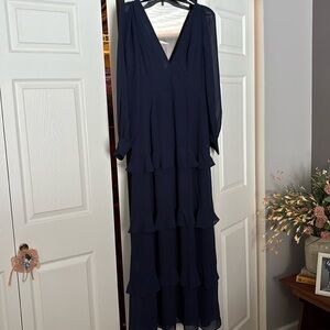 Lulus Navy Blue Maxi Dress. Size medium